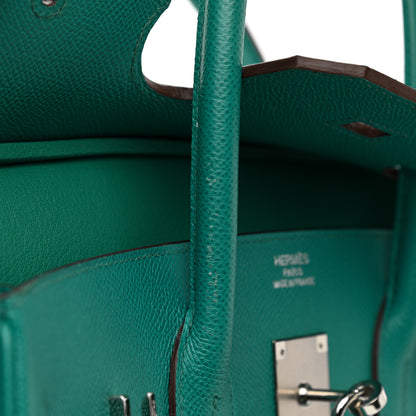 Hermes Epsom Birkin 35 Bleu Paon 15 of 23