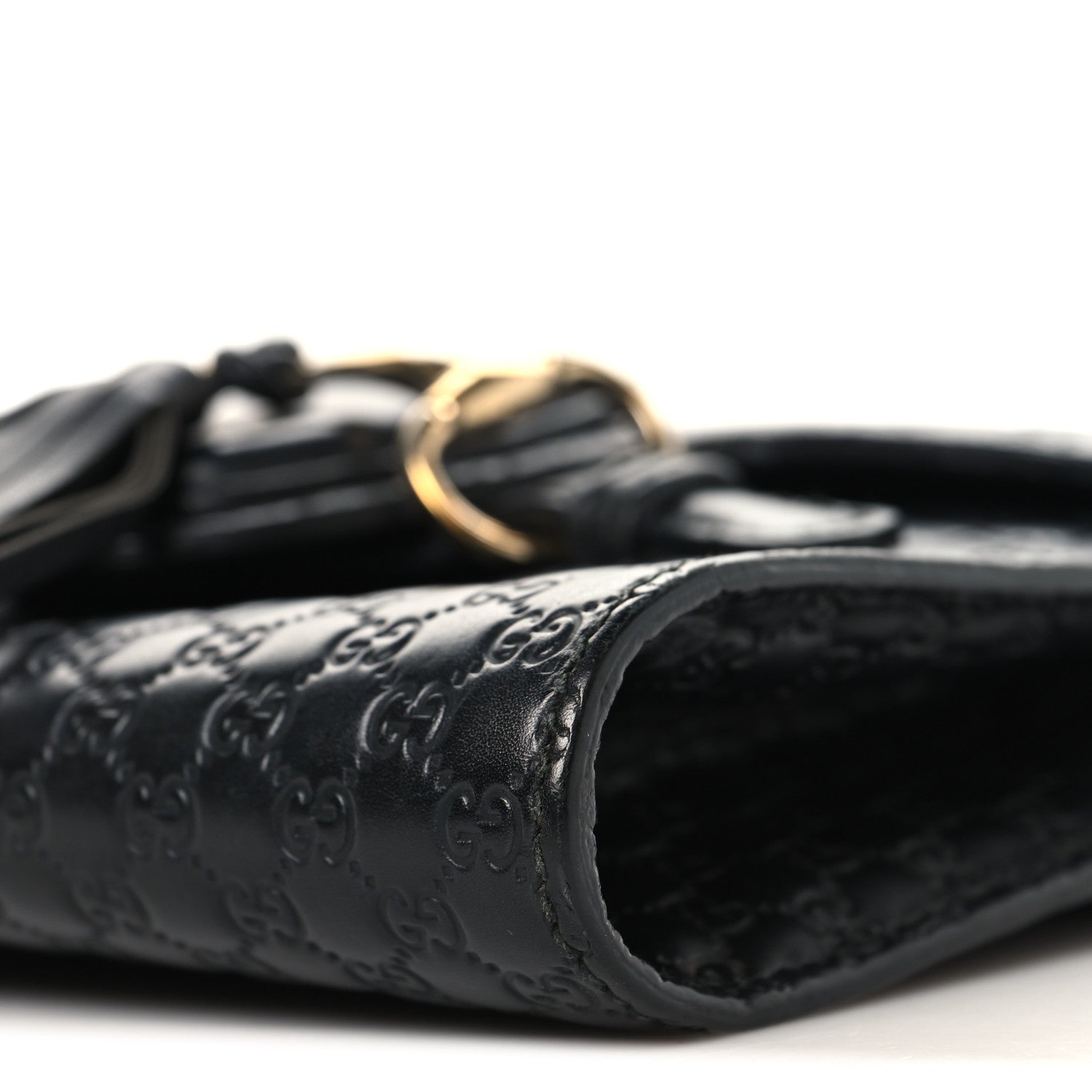 Gucci Soft Microguccissima Mini Emily Chain Shoulder Bag Black 10 of 11