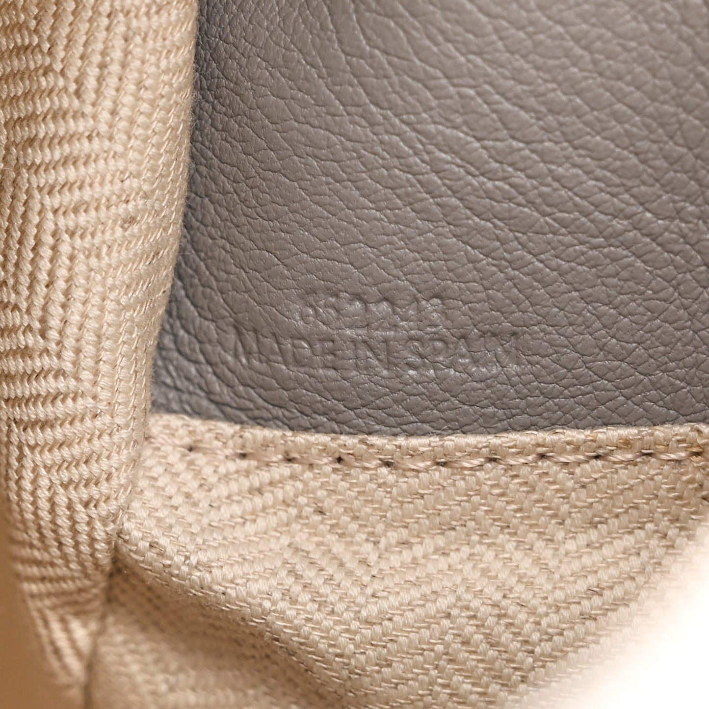 Calfskin Small Puzzle Bag Pearl Grey