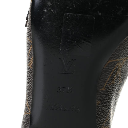 Louis Vuitton Monogram Upper Case Flat Loafer 37.5 14 of 14