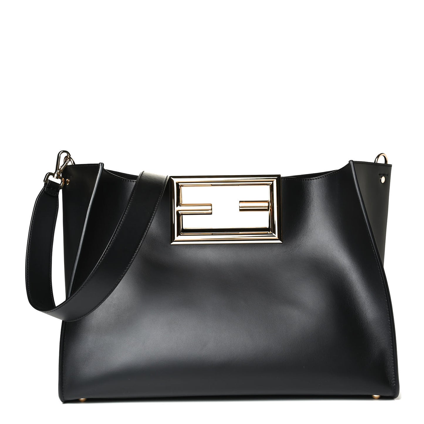 Vitello King Medium Fendi Way Tote Black