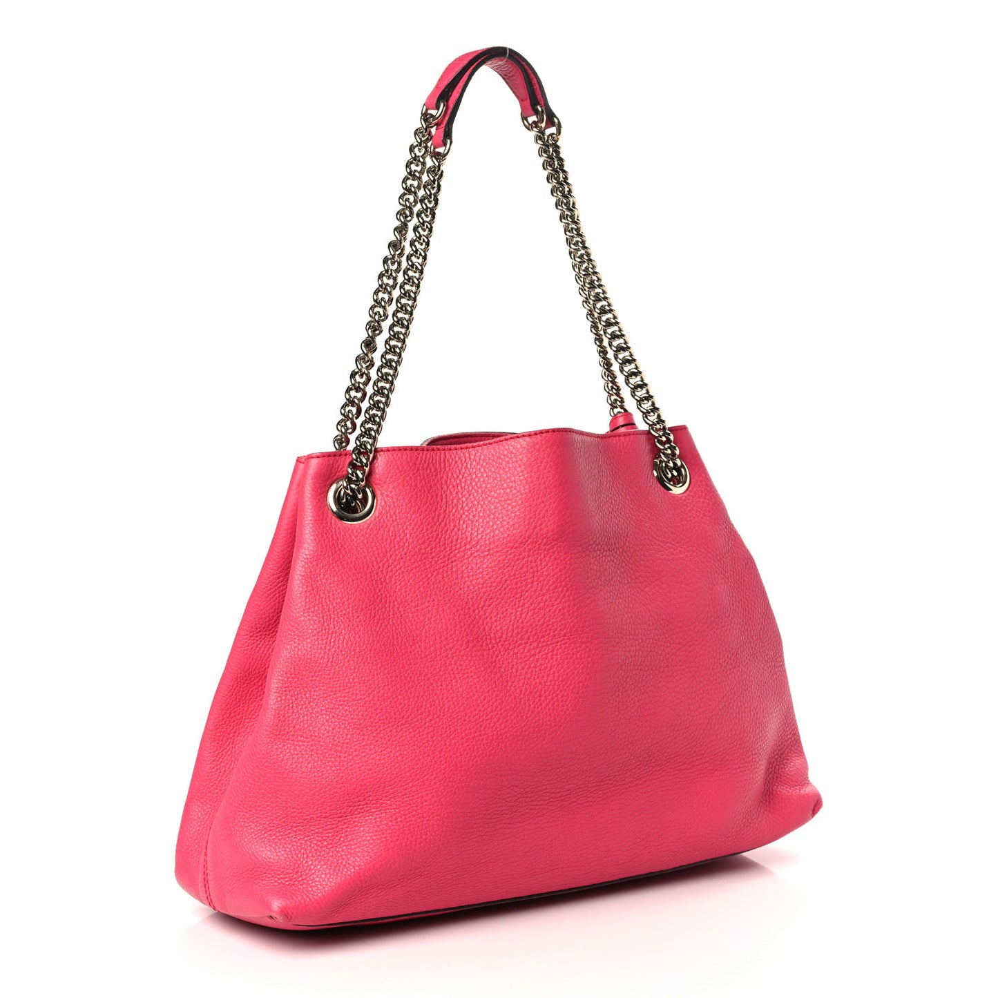 Pebbled Calfskin Medium Soho Chain Shoulder Bag