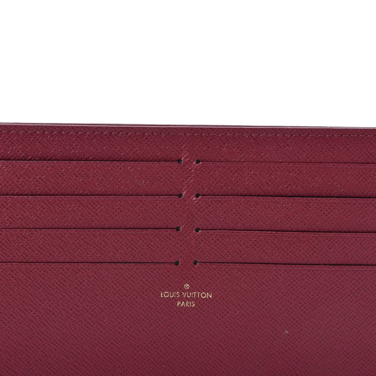 Calfskin Felicie Card Holder Insert Fuchsia