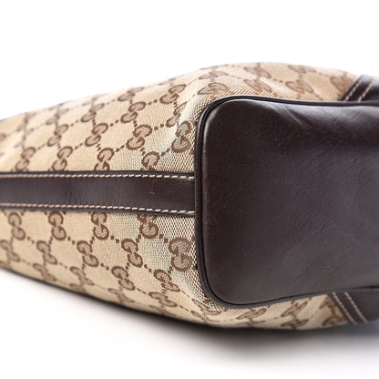 Gucci Monogram Medium New Britt Hobo Brown 7 of 9