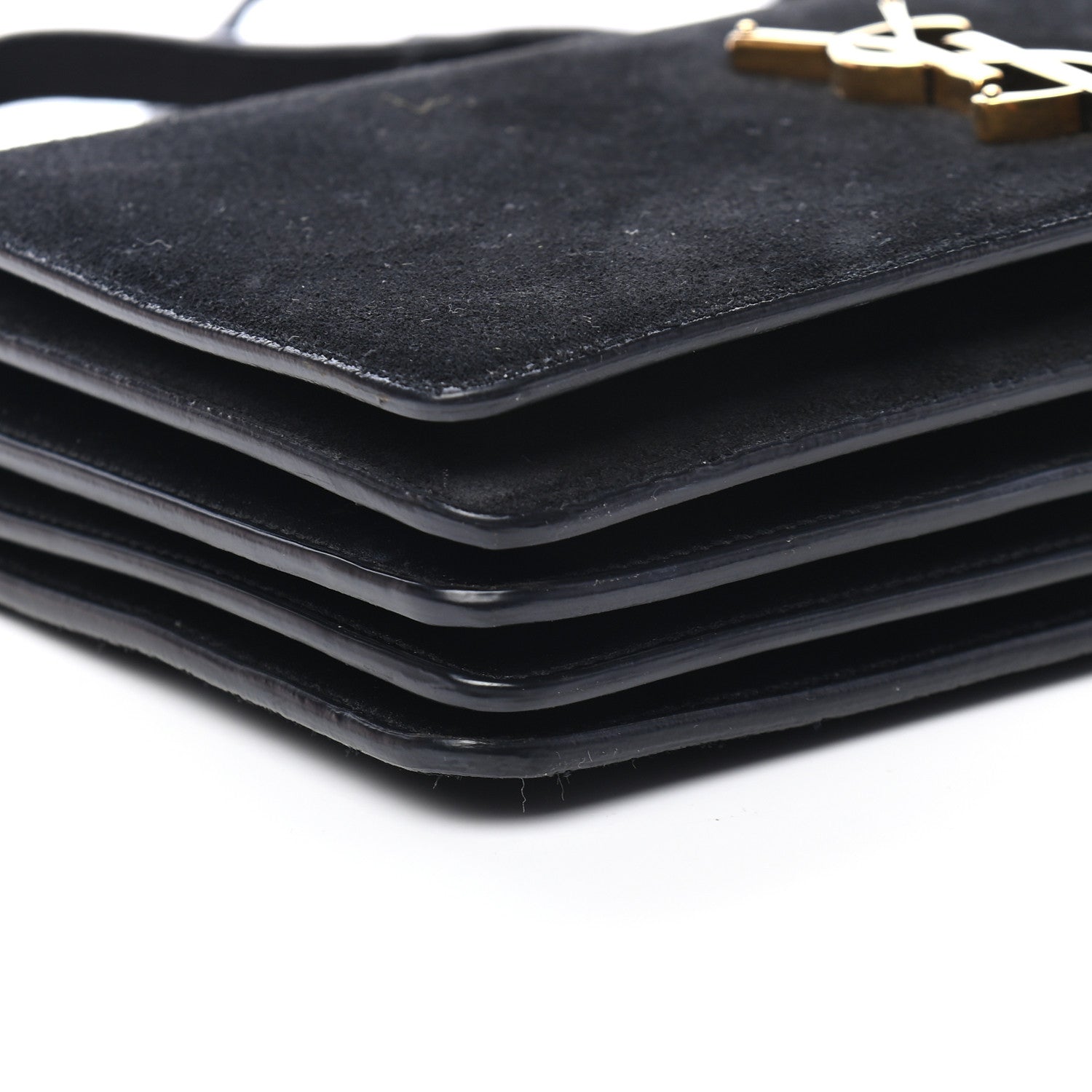 Saint Laurent Suede Monogram Small Dylan Shoulder Bag Black 8 of 9