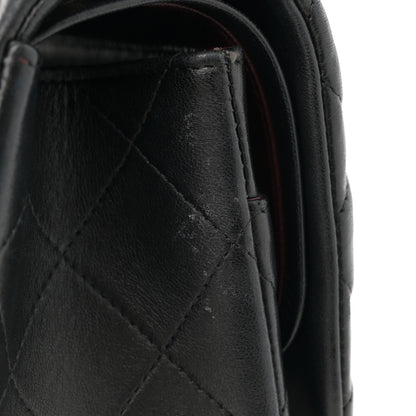 Chanel Lambskin Quilted Jumbo Double Flap Black 13 of 14