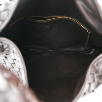 Bottega Veneta Calfskin Intrecciato Large Hop Ebano 5 of 10
