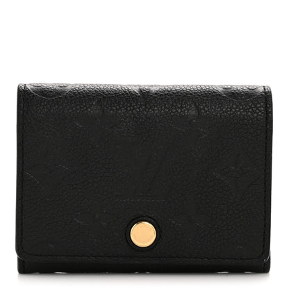 Louis Vuitton Empreinte Business Card Holder Black 1 of 8