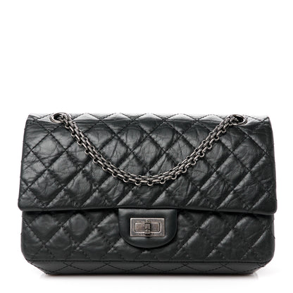 Chanel Aged Calfskin Quilted 2.55 Reissue 225 Flap Black 1 of 10