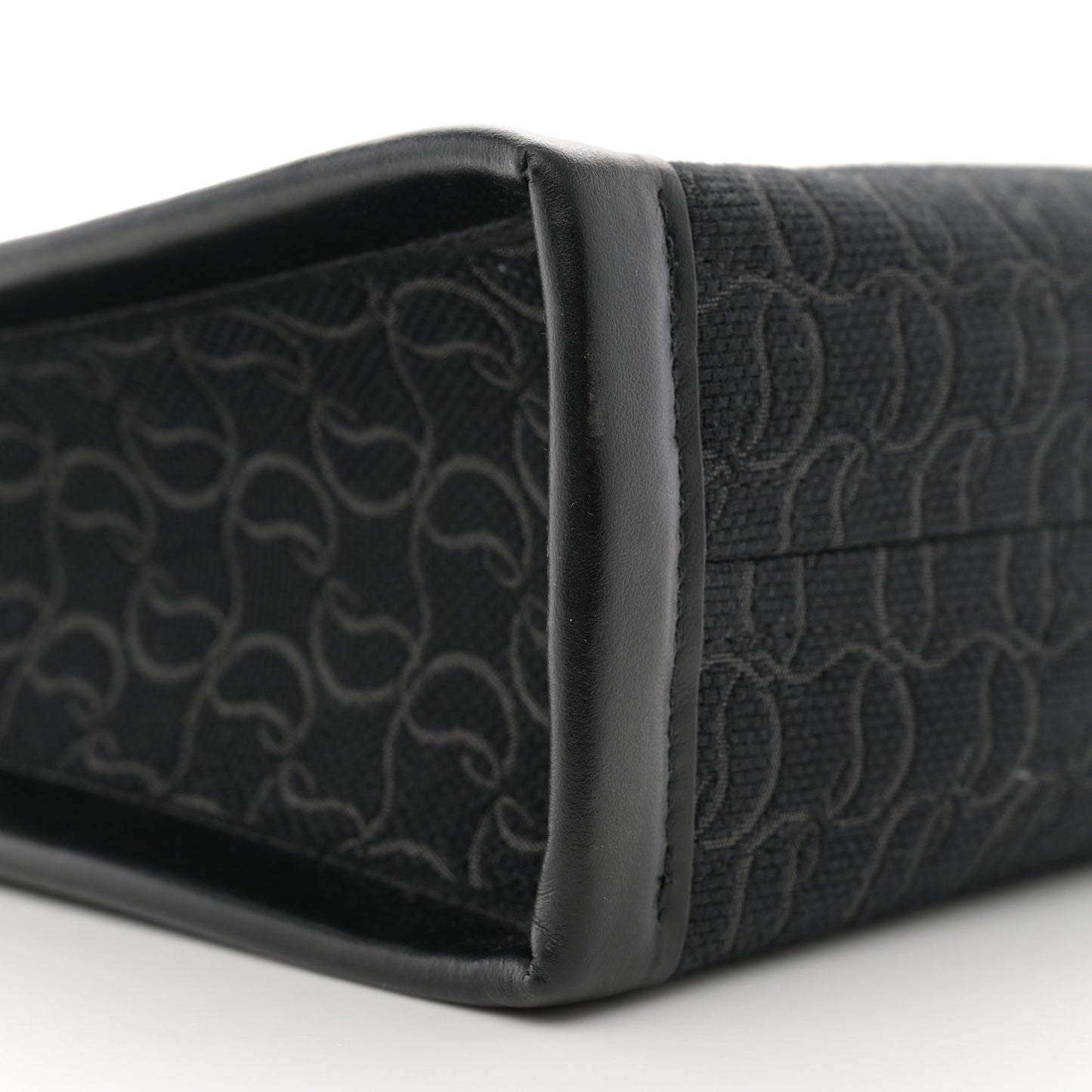 Jacquard Toile Monogram By My Side Tote Black