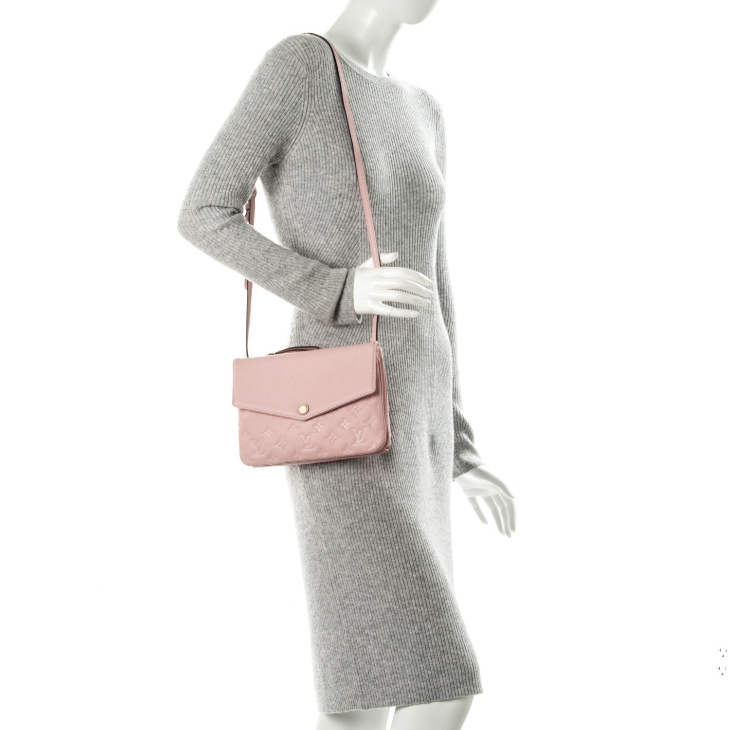 Louis Vuitton Empreinte Twice Rose Ballerine 2 of 8