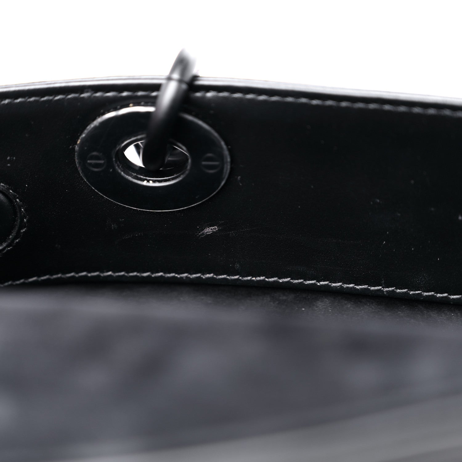 Christian Dior Calfskin Cannage Diamond Medium Lady D-Joy Black 11 of 12