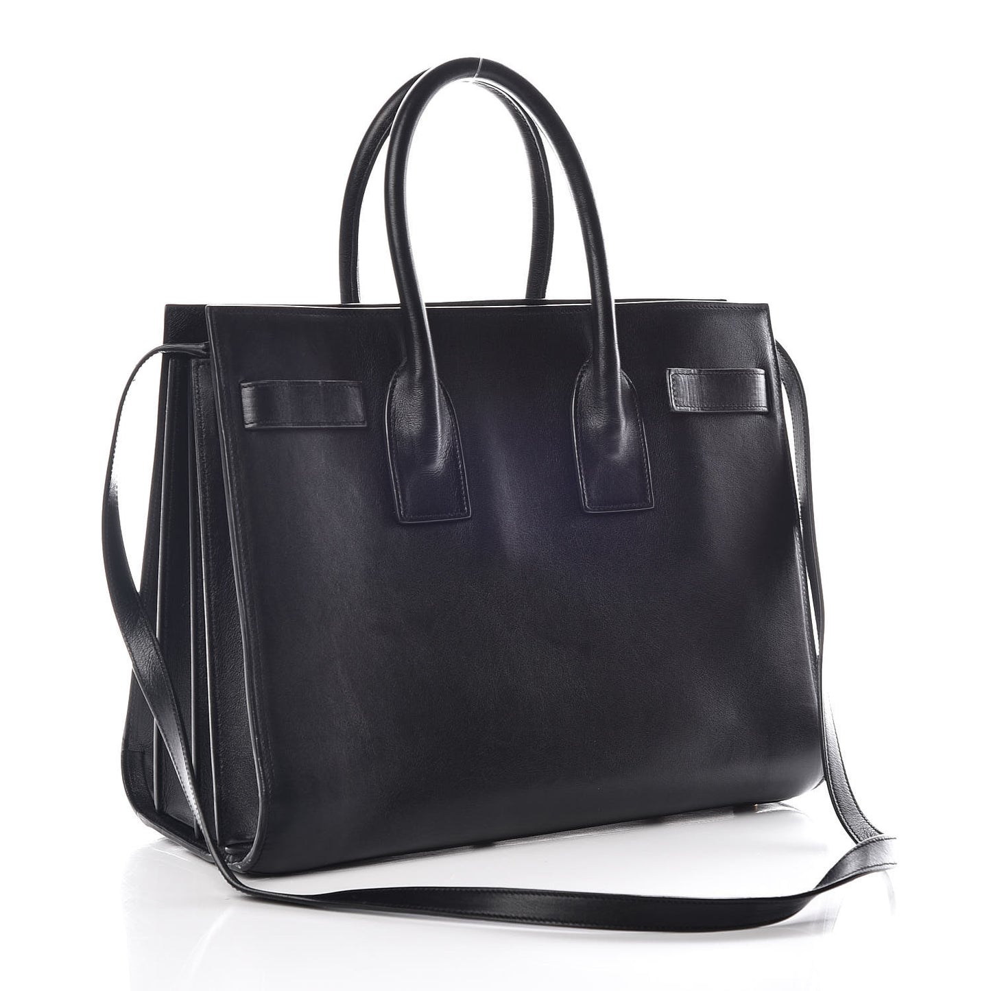 Calfskin Small Sac De Jour Black