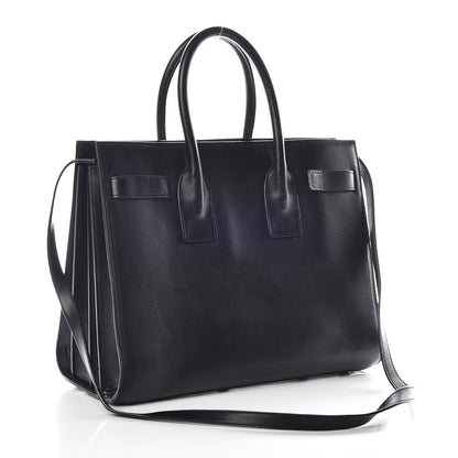 Saint Laurent Calfskin Small Sac De Jour Black 3 of 19