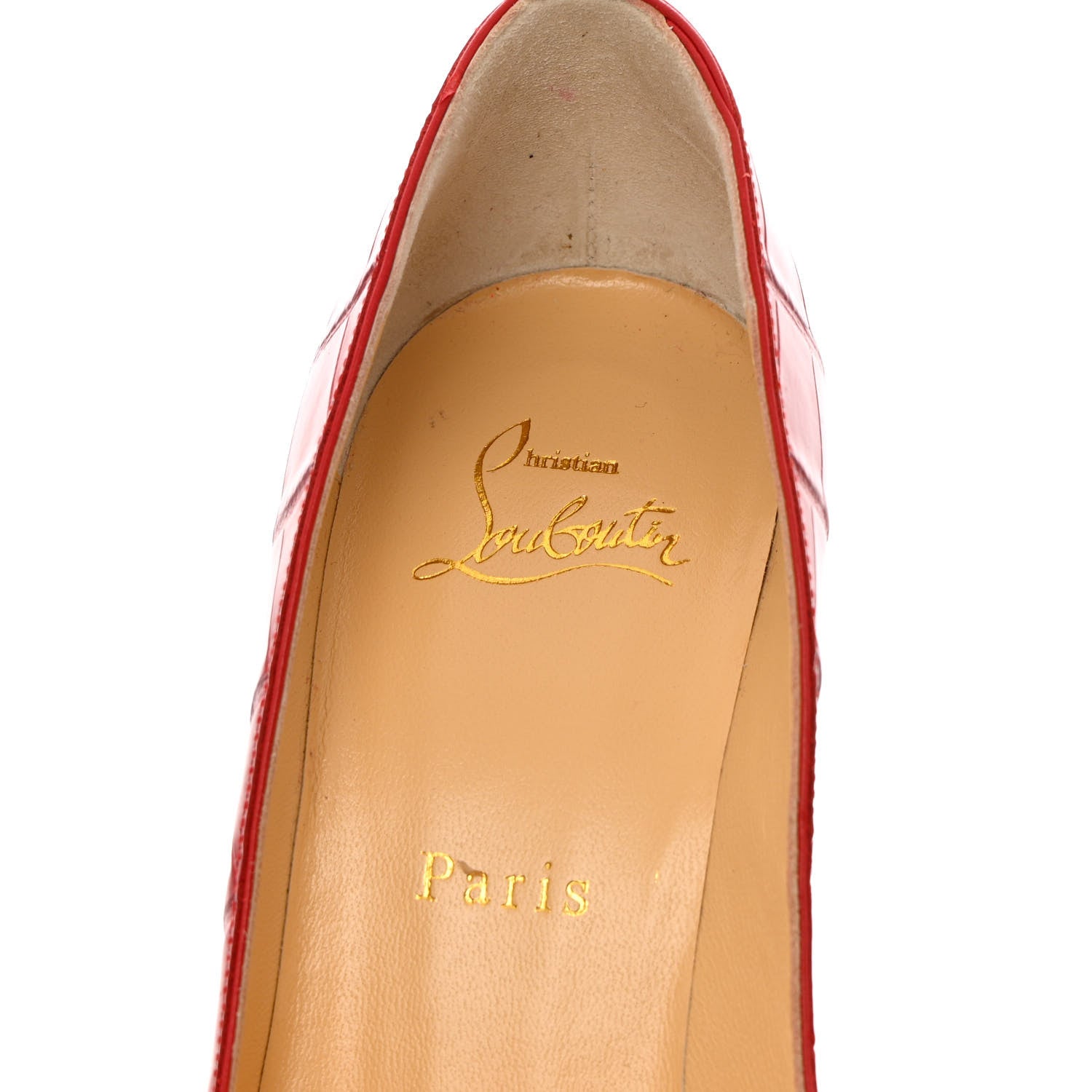 Christian Louboutin Calfskin Alligator Embossed Pigalle Follies 100 Pumps 37 Loubi 10 of 13