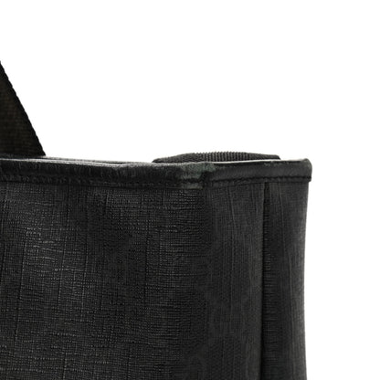 Gucci GG Supreme Monogram Web Handle Vertical Tote Black Grey 12 of 15