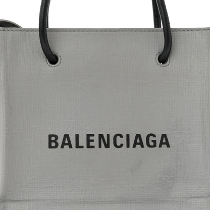 Balenciaga Calfskin Logo XXS Shopping Tote Gris Fossile 8 of 10
