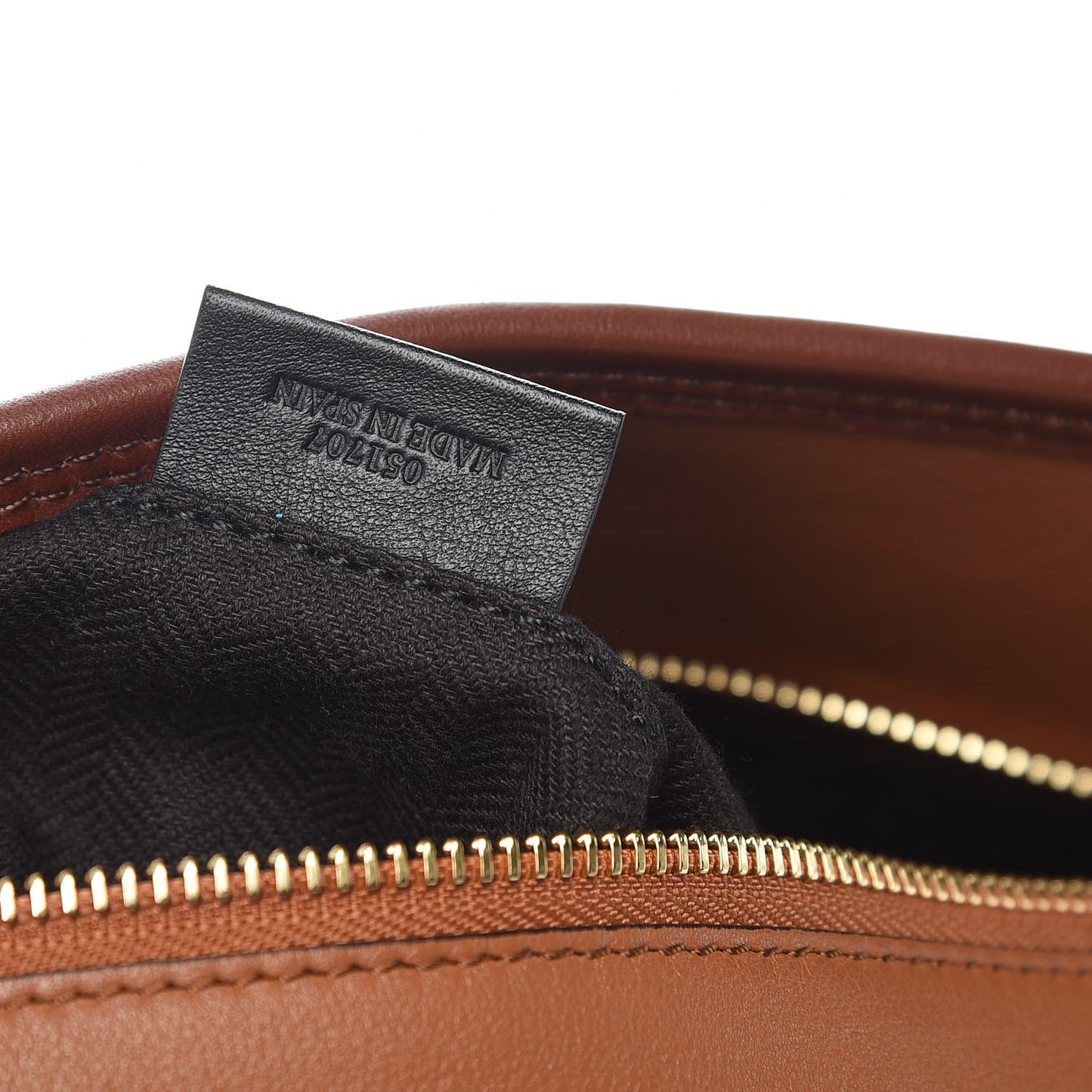Calfskin Laced Puzzle Bag Tan