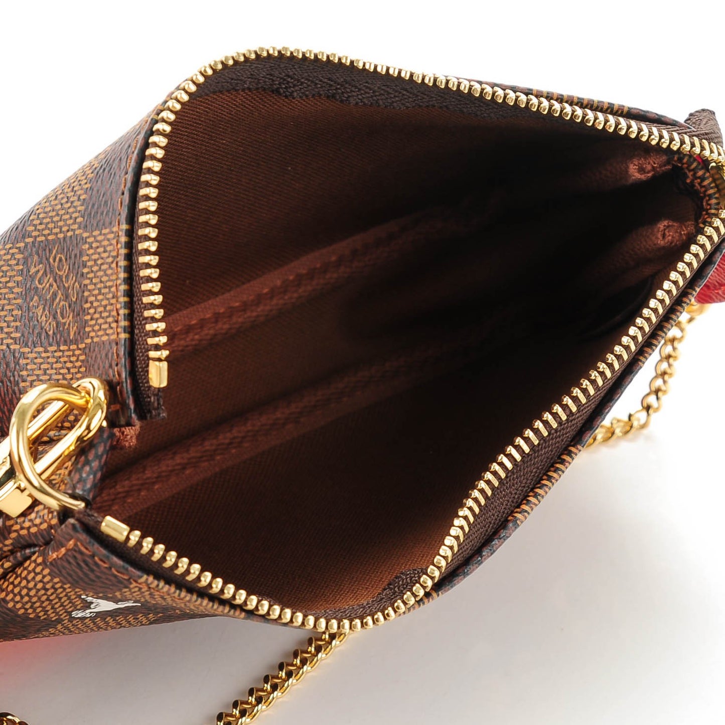 Damier Ebene 2015 Christmas Animation Mini Pochette Accessories