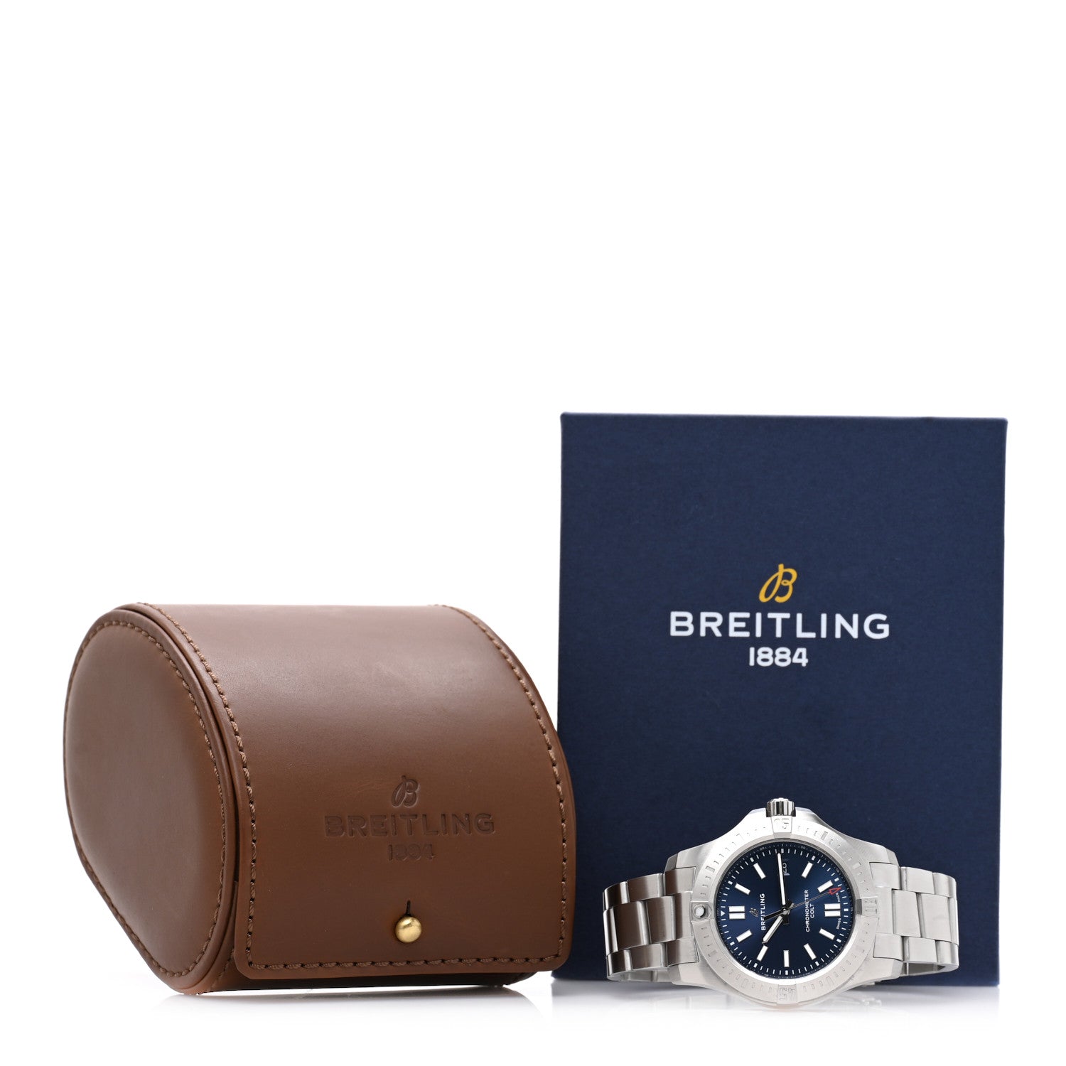 Breitling Stainless Steel 44mm Colt Chronometer Automatic Watch Blue A17388 5 of 5