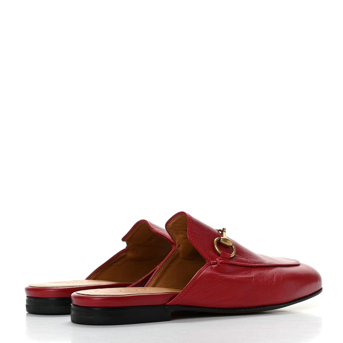Malaga Kid Womens Princetown Slippers 34.5 Hibiscus Red
