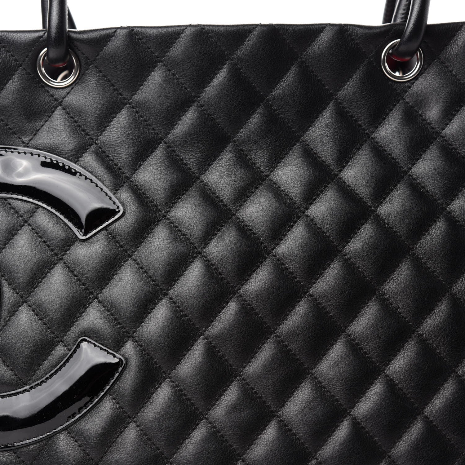 Chanel Calfskin Quilted Large Cambon Tote Black 10 of 10