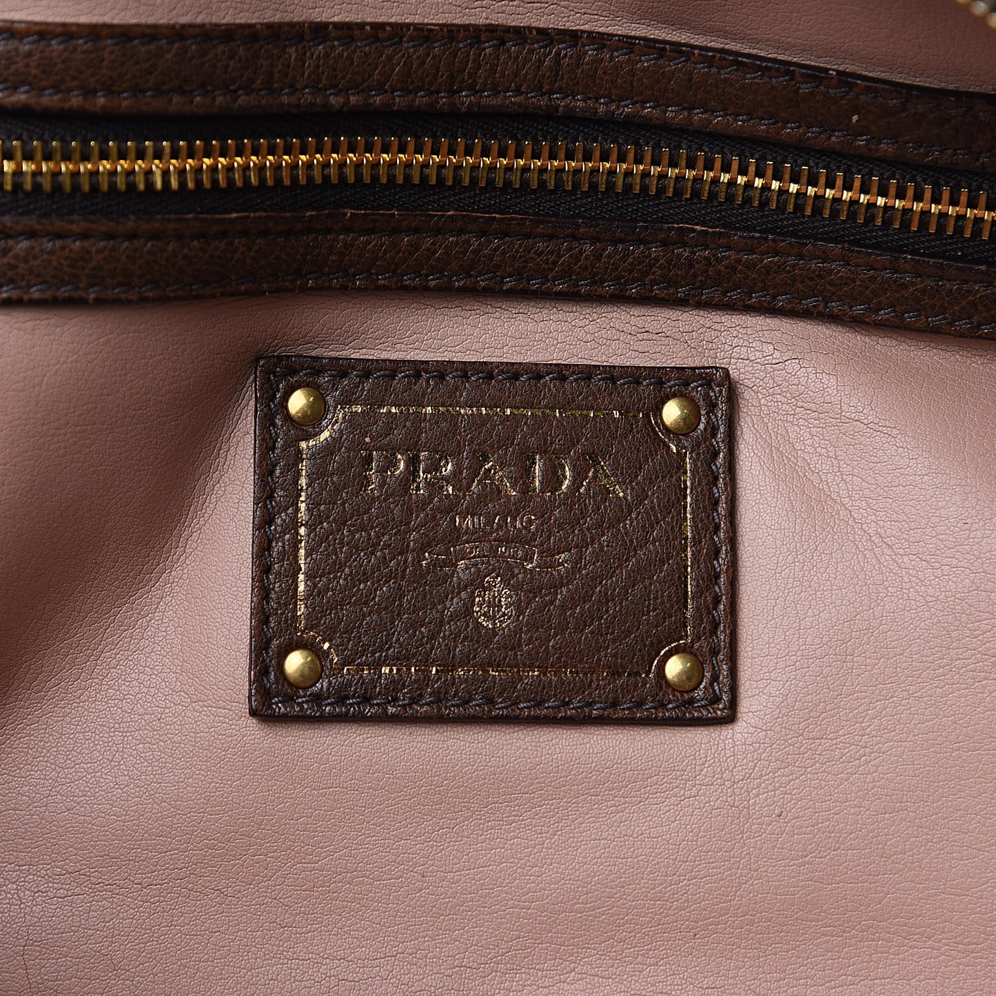 Cervo Deerskin Chain Bag Bruciato