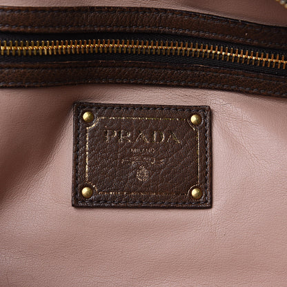 Prada Cervo Deerskin Chain Bag Bruciato 5 of 14