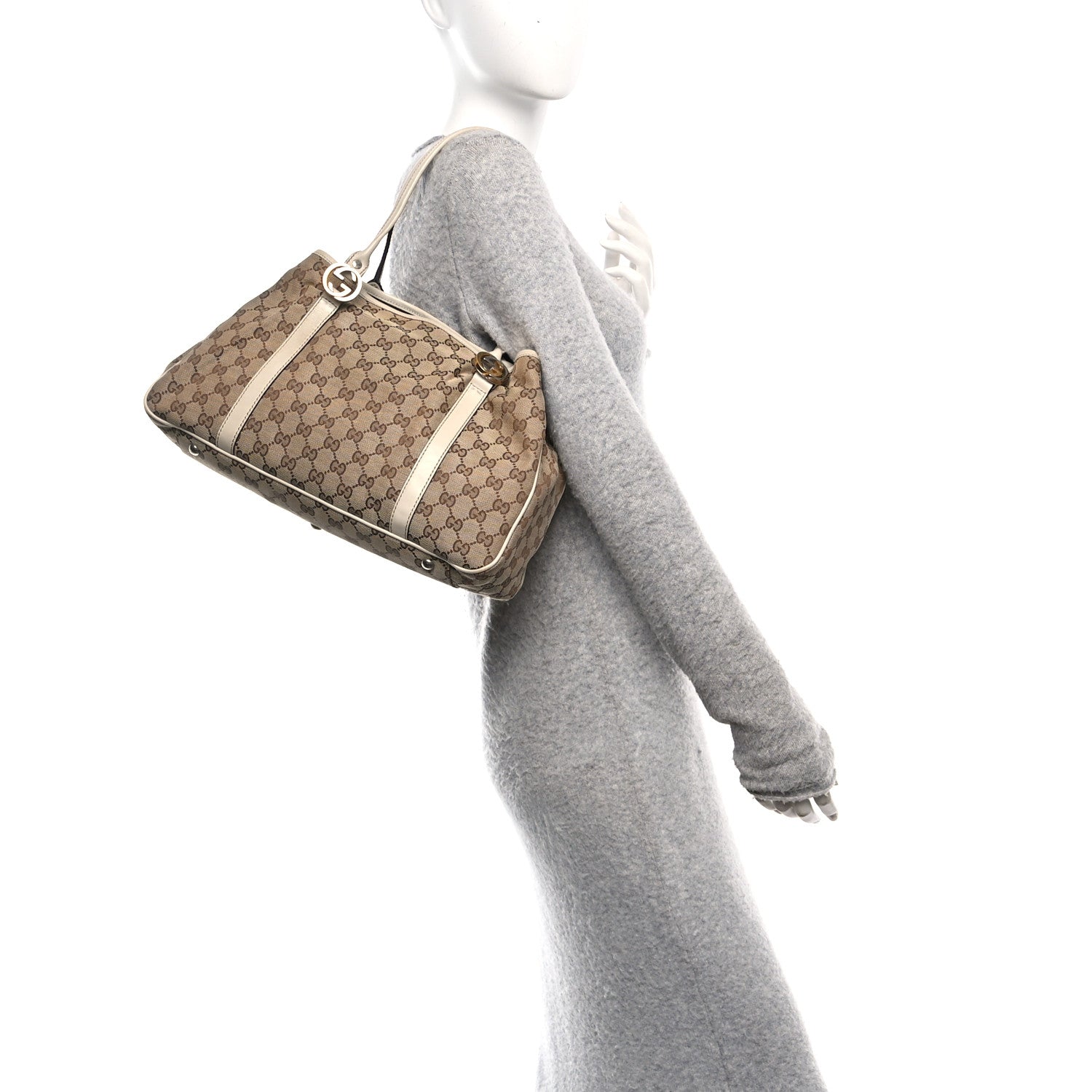 Gucci Monogram Medium Twins Tote  Off White 2 of 11