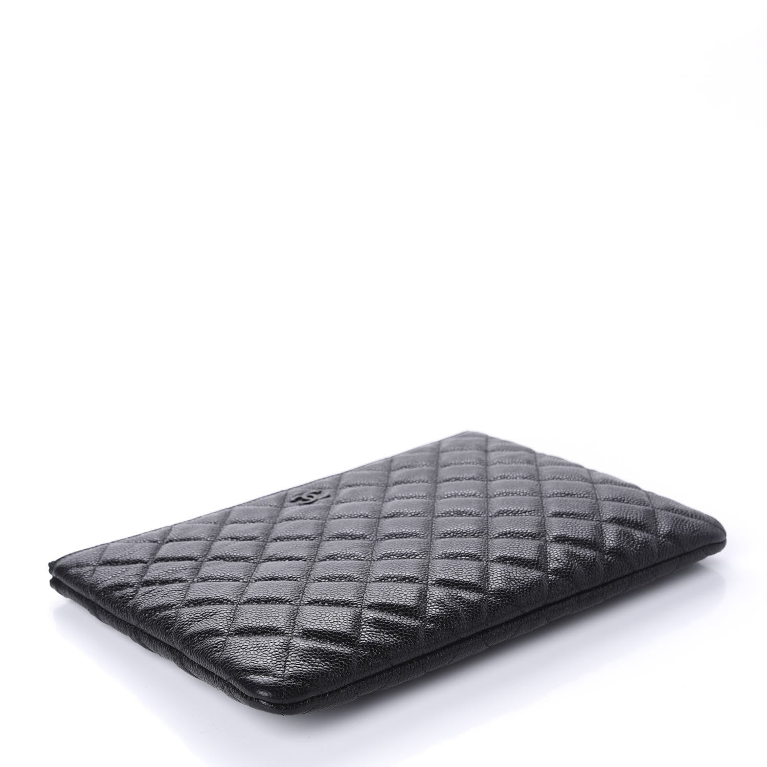 Chanel Caviar Quilted Medium Cosmetic Case Black 4 of 10