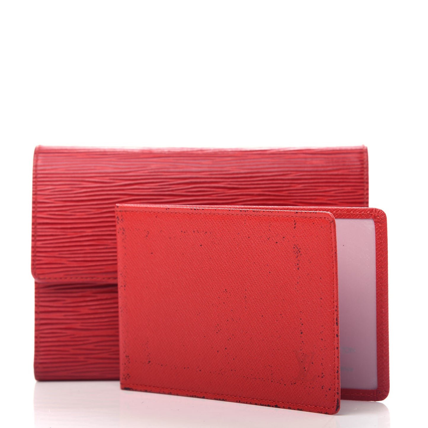 Epi Porte Tresor Etui Papiers Wallet Castillan Red