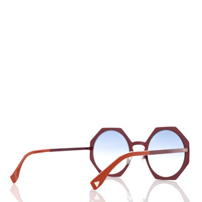 Fendi Octagon Sunglasses FF0521/S Pink Orange 4 of 7