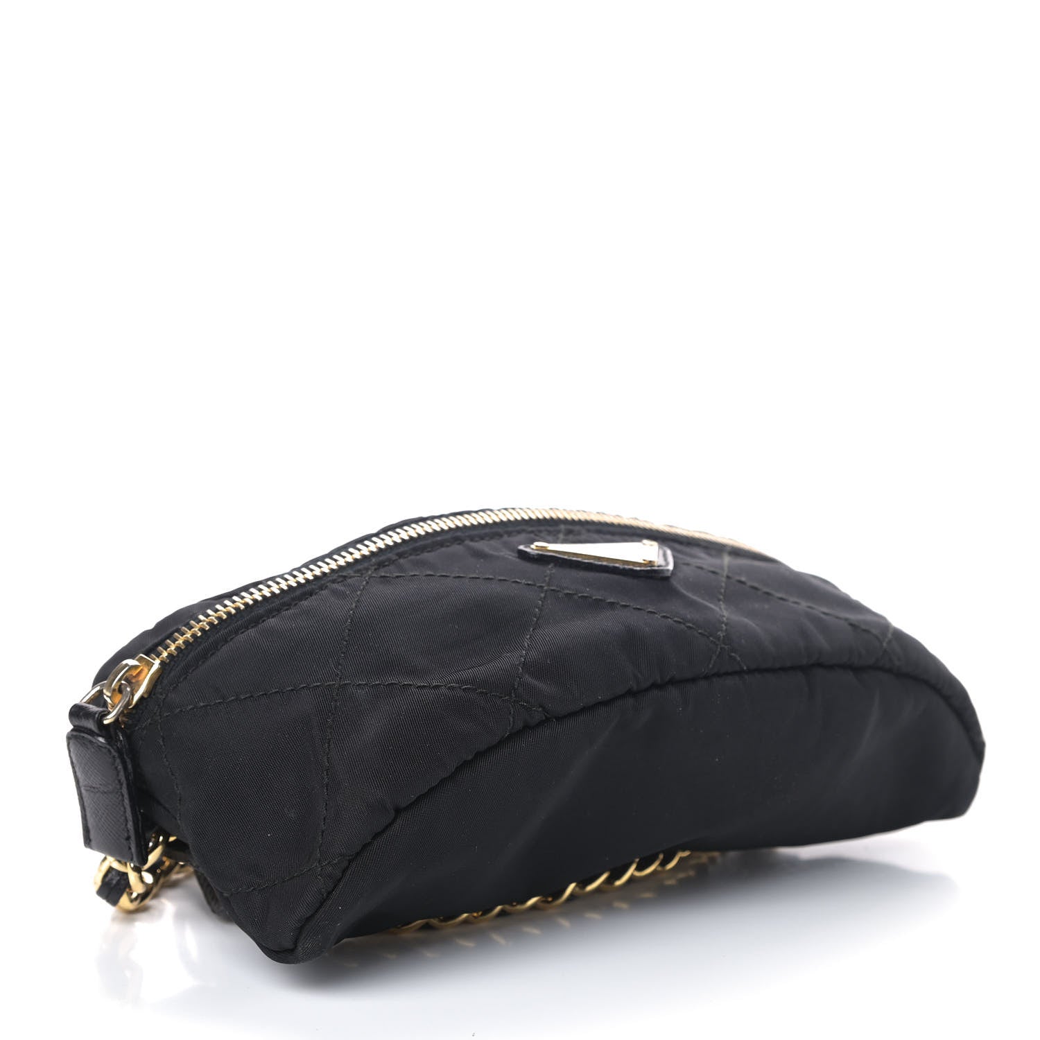 Prada Tessuto Nylon Chain Belt Bag Black 3 of 7