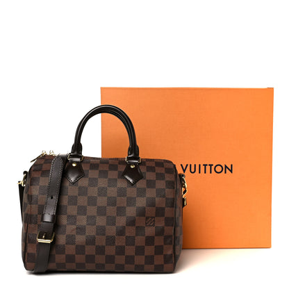 Louis Vuitton Damier Ebene Speedy Bandouliere 25 14 of 14