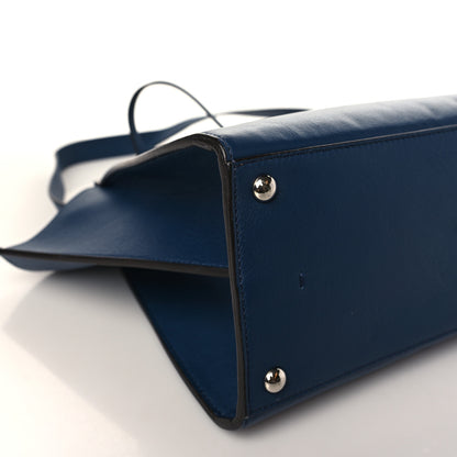 Fendi Vitello Dolce Shiny Nappa Petite 3Jours Tote Blue 8 of 9