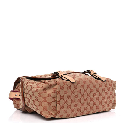 Gucci GG Monogram Diaper Bag Beige Ruggine Natural Antique Rose 3 of 6