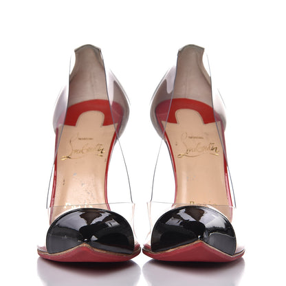 Christian Louboutin Patent PVC Debout 100 Pumps 34 Black 2 of 10