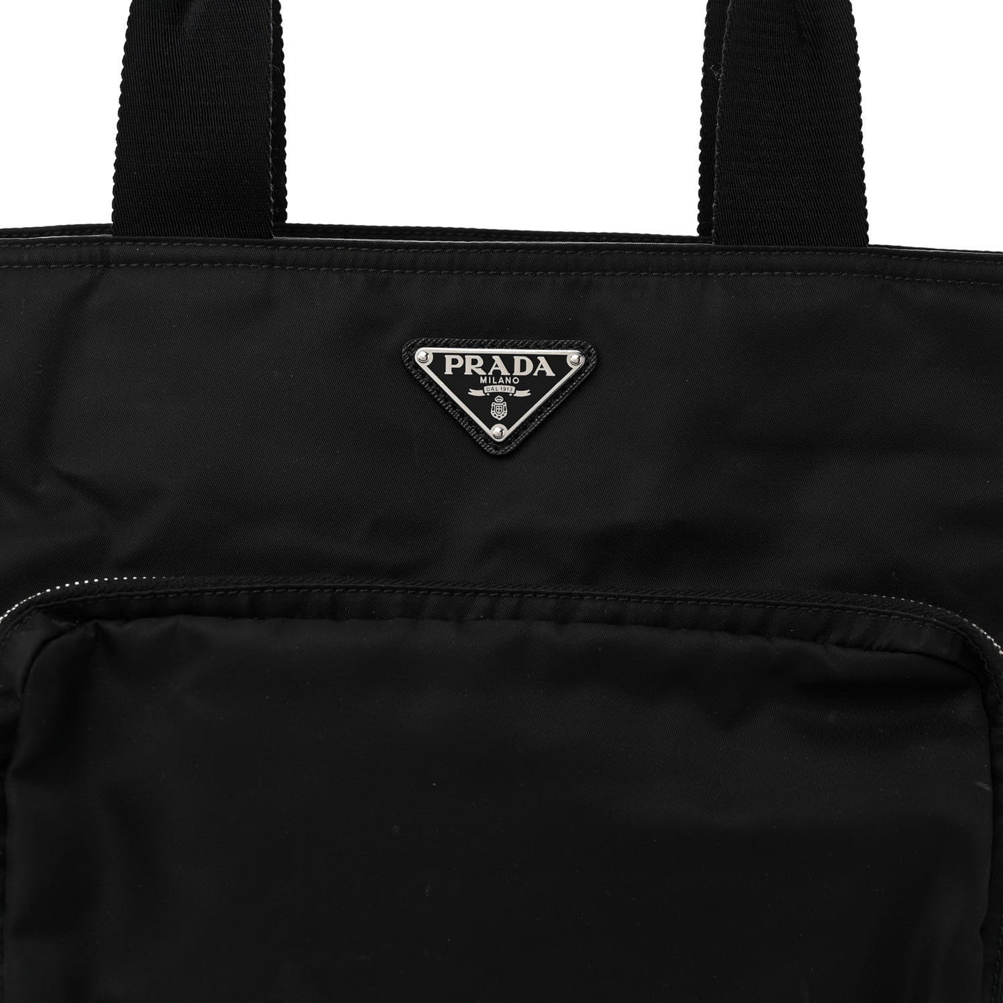 Tessuto Nylon Vela Diaper Bag Black