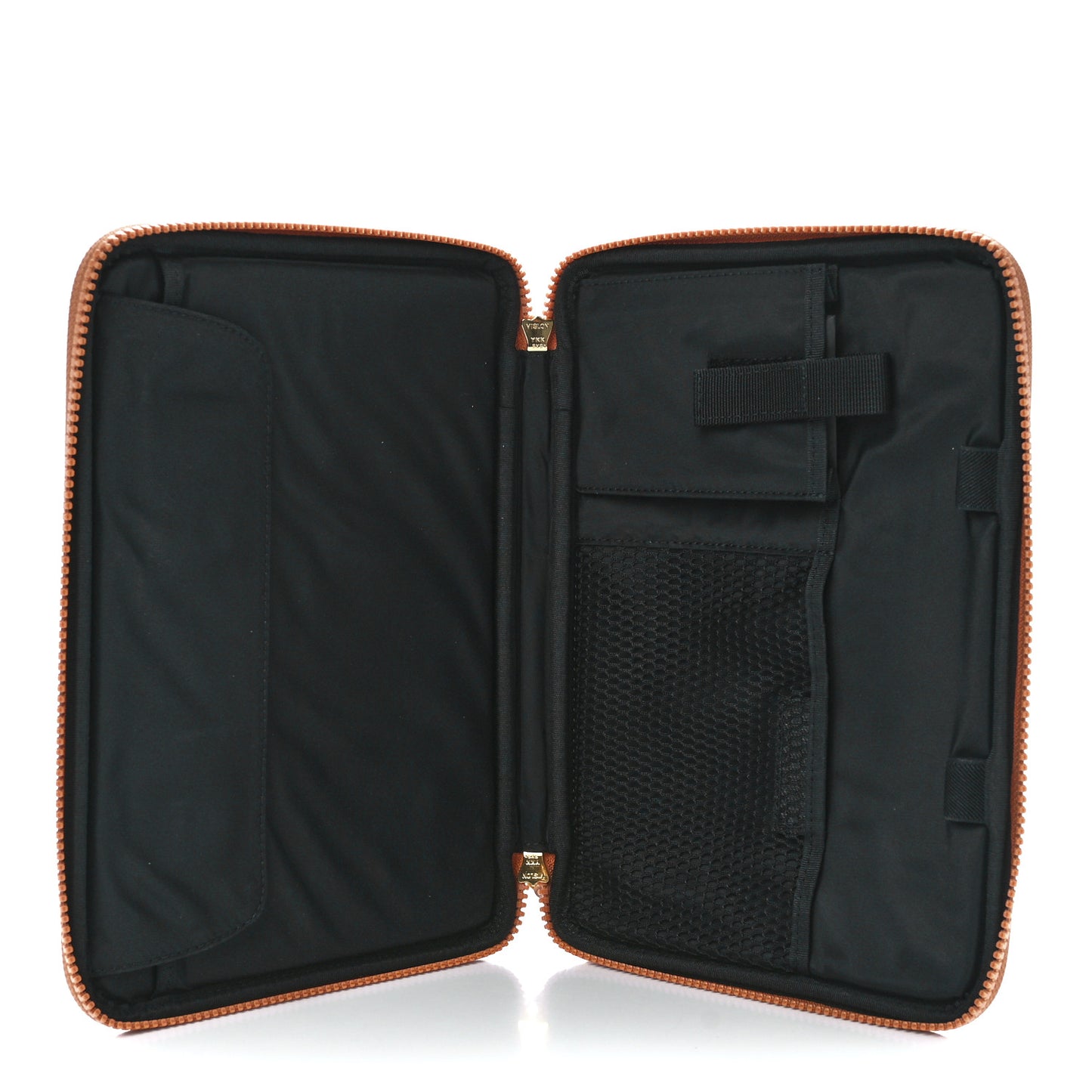 Heritage Visetos Zip Around iPad Case Cognac