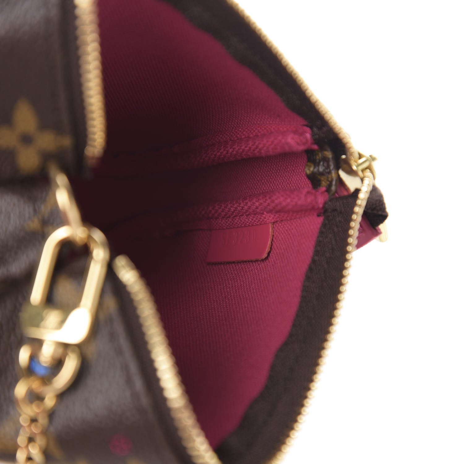 Louis Vuitton Monogram 2020 Christmas Animation Roller Coaster Mini Pochette Accessories Pivoine 5 of 7
