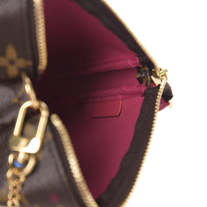 Louis Vuitton Monogram 2020 Christmas Animation Roller Coaster Mini Pochette Accessories Pivoine 5 of 7