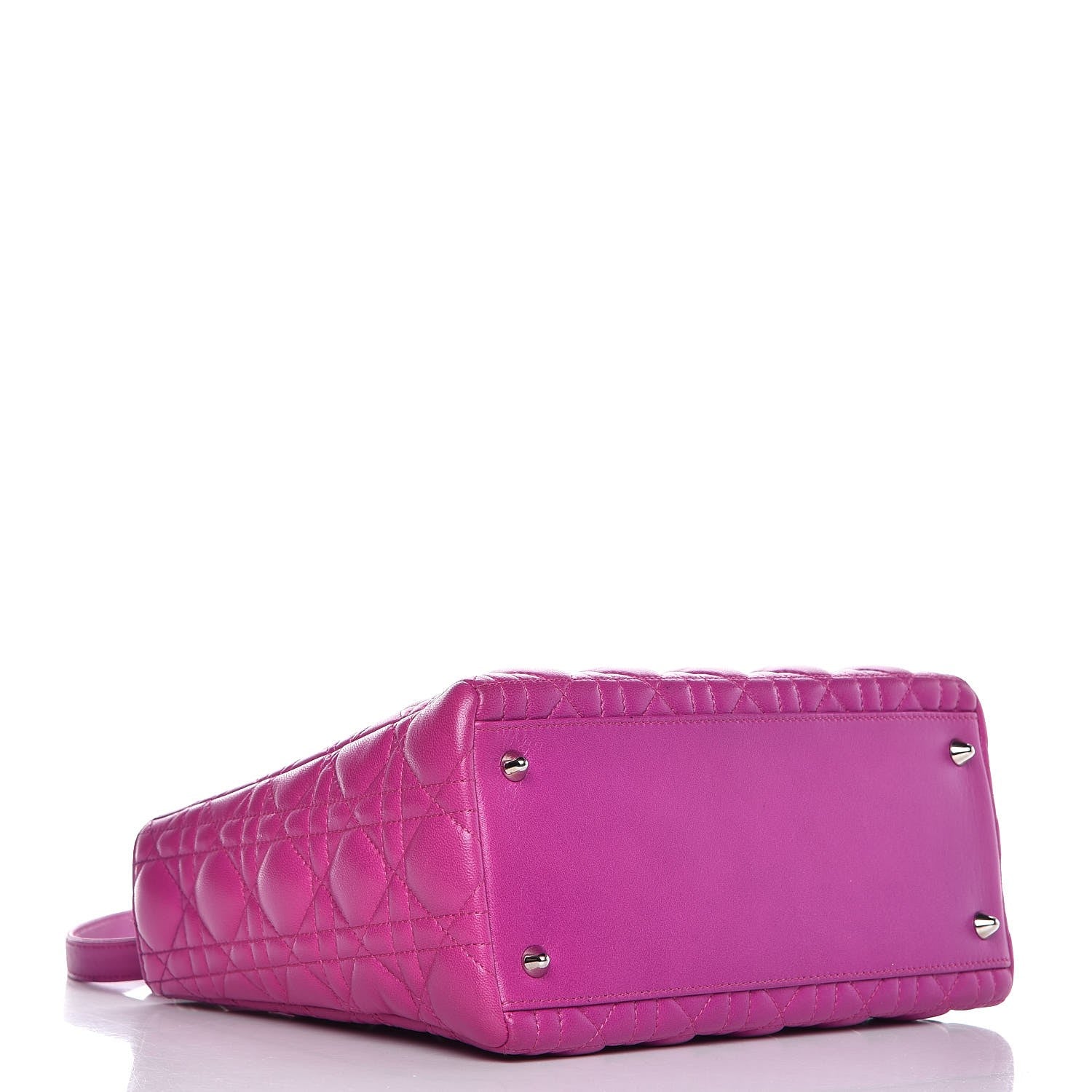 Christian Dior Lambskin Cannage Medium Lady Dior Pink 4 of 8