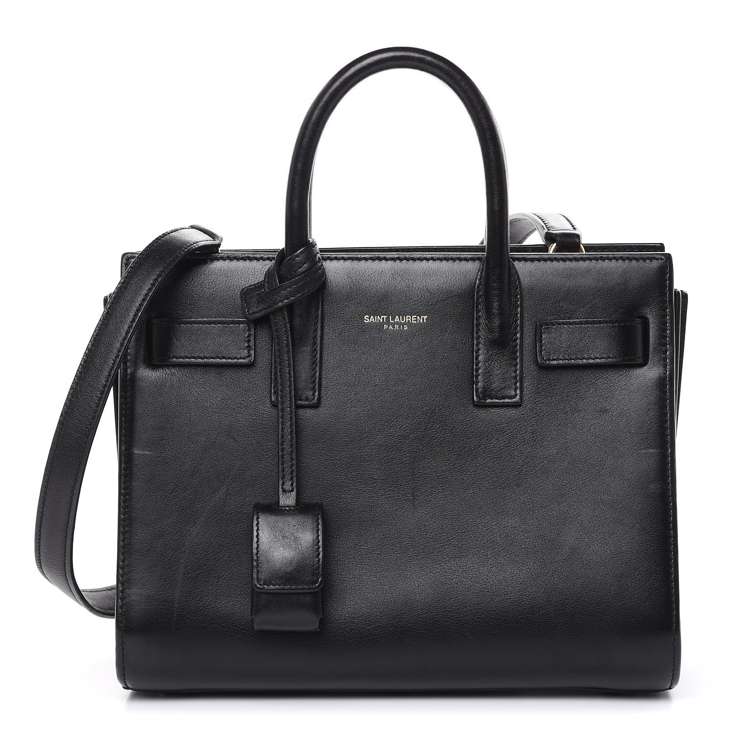 Saint Laurent Calfskin Nano Sac De Jour Black 1 of 14
