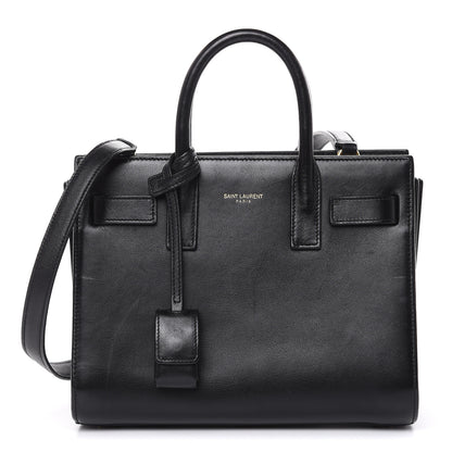 Saint Laurent Calfskin Nano Sac De Jour Black 1 of 14