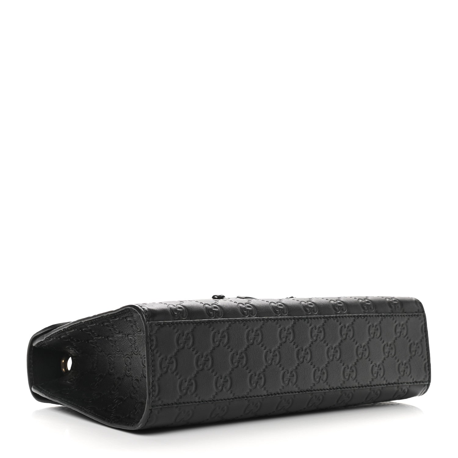 Gucci Guccissima Medium Emily Chain Shoulder Bag Black 4 of 9