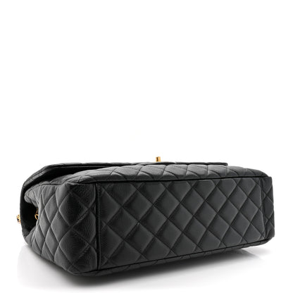 Chanel Caviar Quilted XXL Travel Flap Bag Black 4 of 11