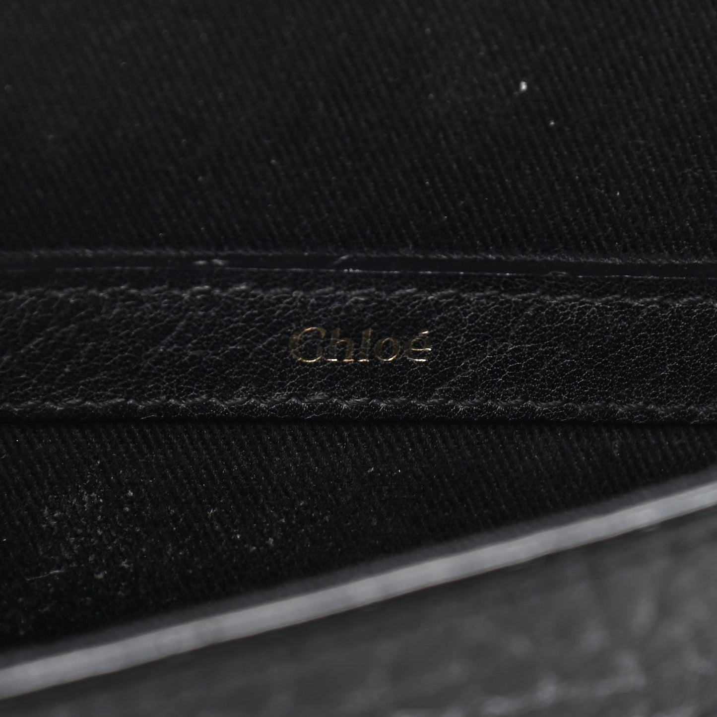 Grained Calfskin Sally Clutch Black