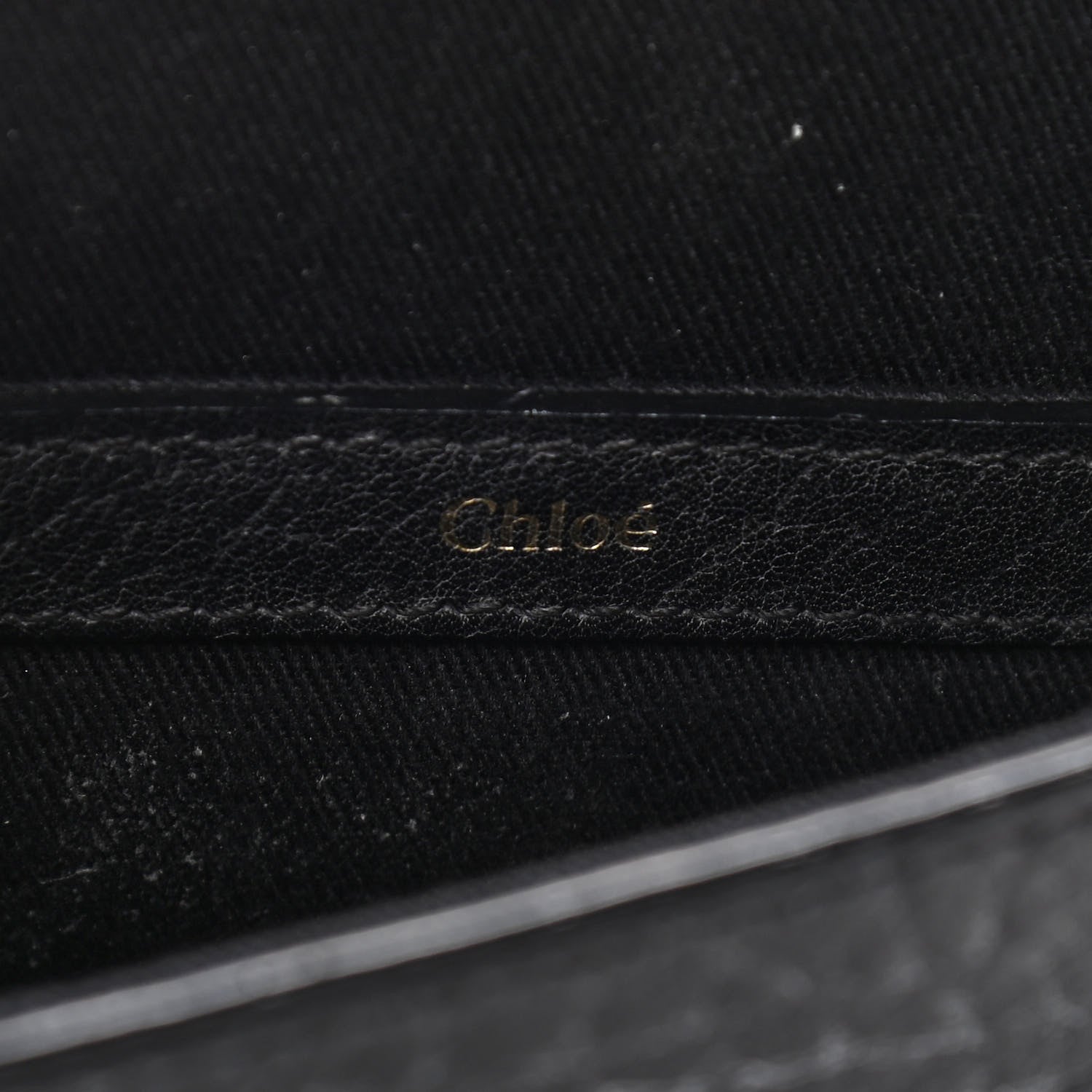 Chloe Grained Calfskin Sally Clutch Black 4 of 5