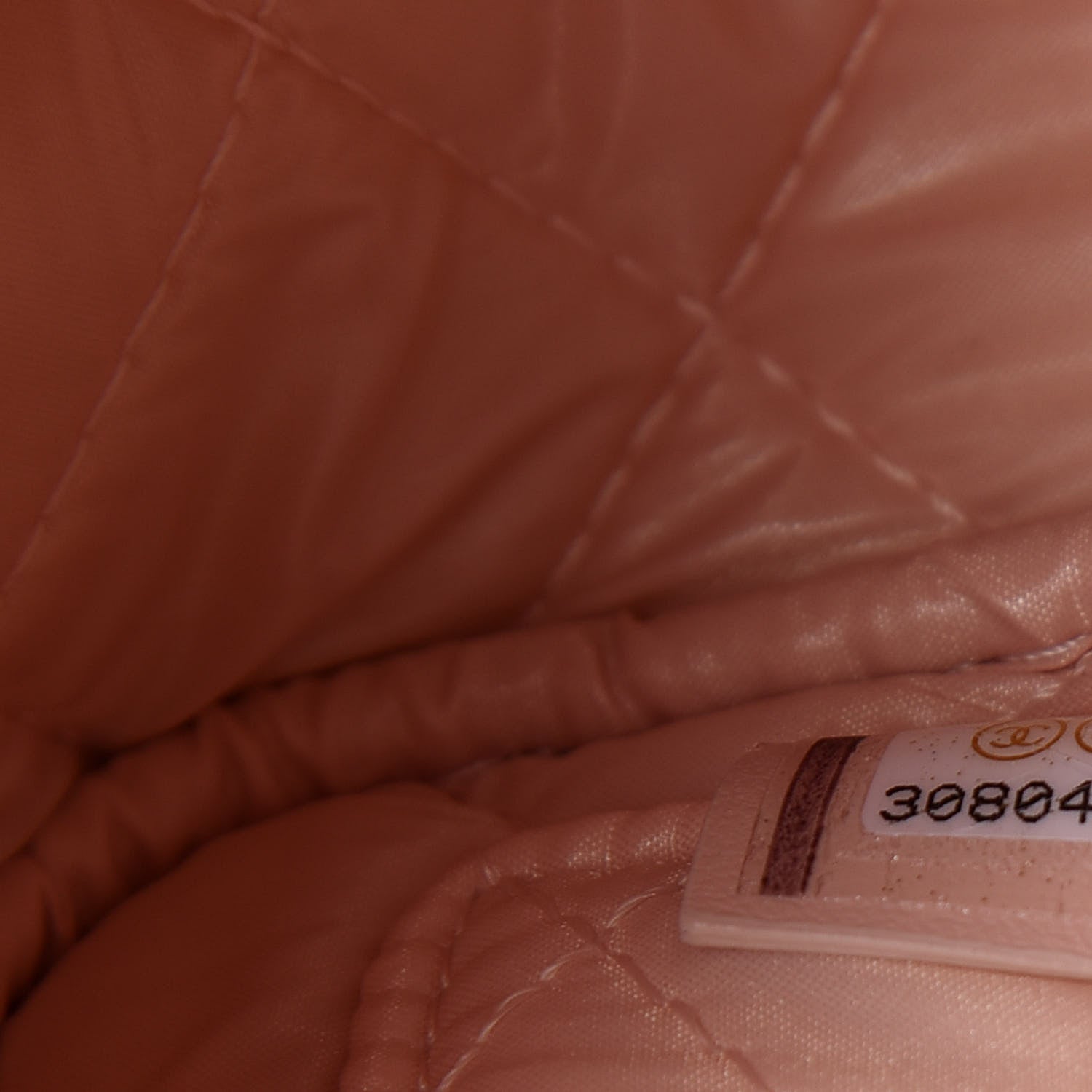 Chanel Caviar Quilted Medium Curvy Pouch Cosmetic Case Light Pink 9 of 10