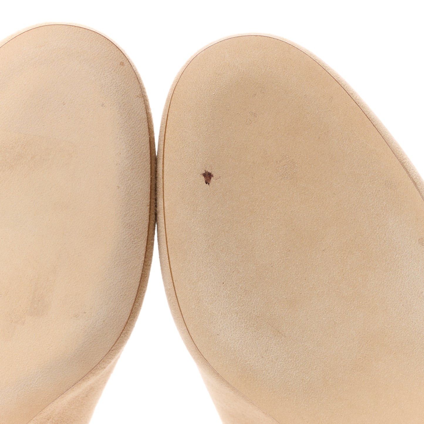 Kid Suede Logo Mules 37 Beige